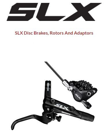 shimano slx m7000 front and rear disc brake set