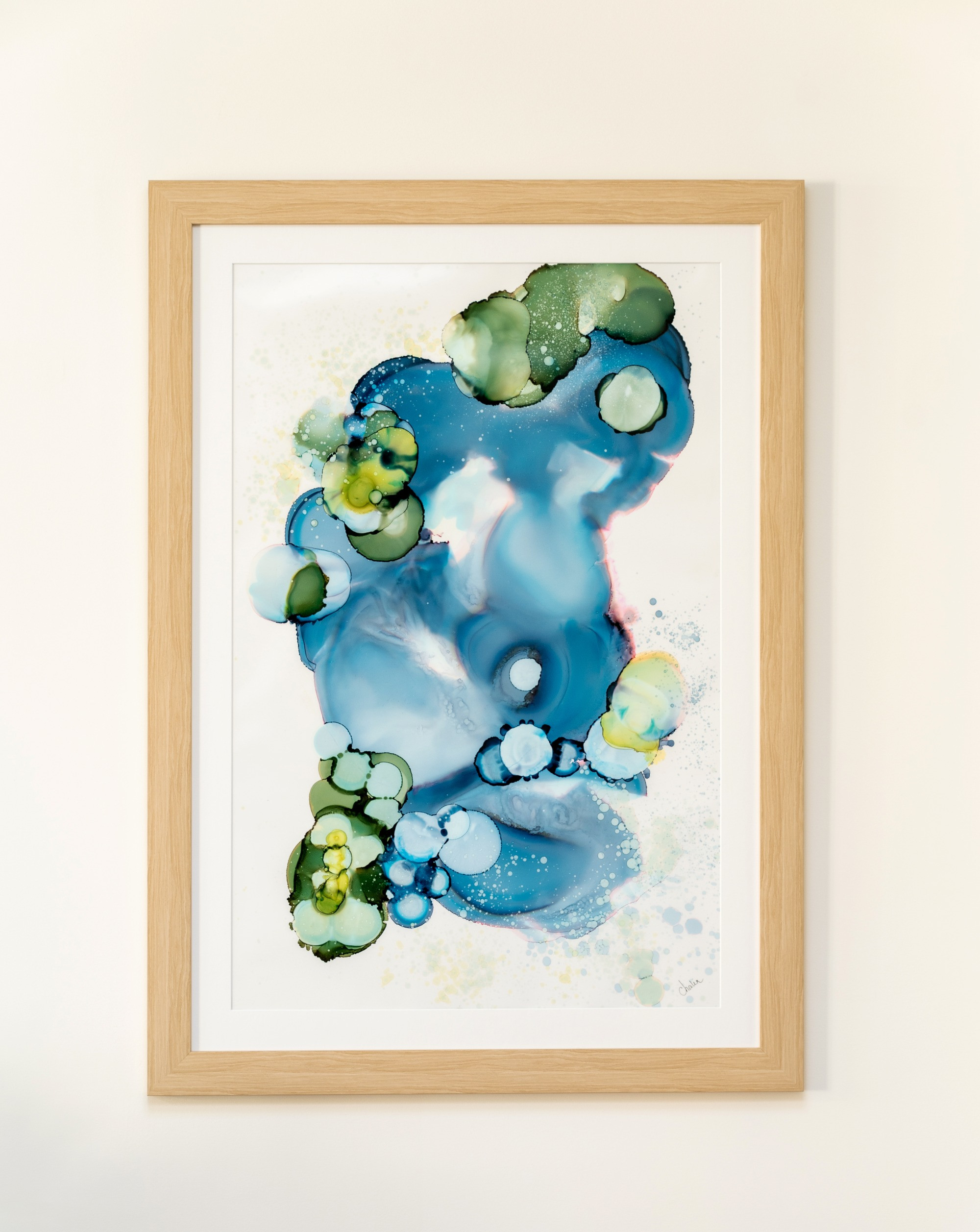 Chalin | Art unique - Serie 01 -  Le Grand Bleu