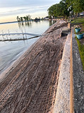 Shore restoration and New cement stairs