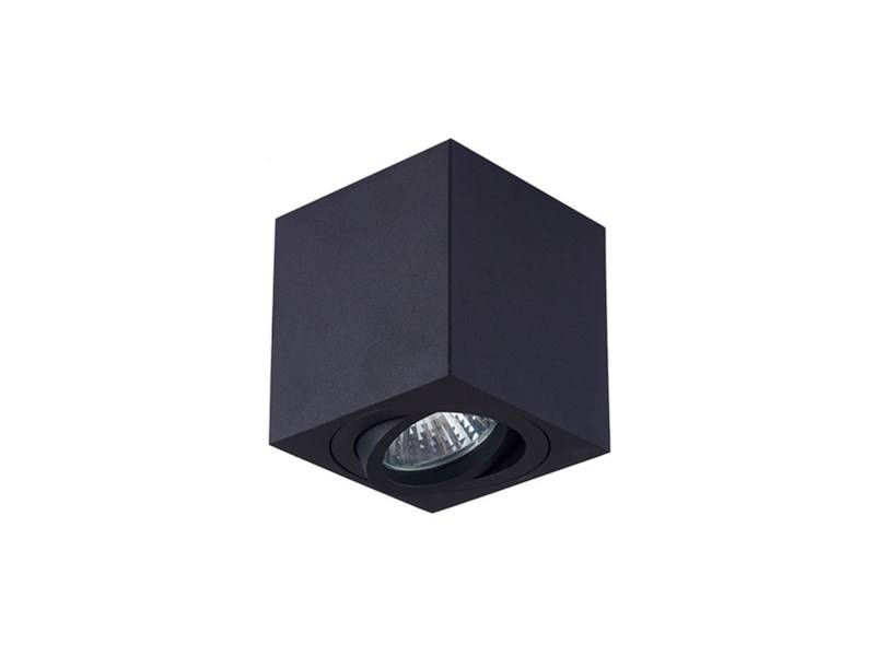 LAMPINNO Anbaustrahler GU10 rechteckig sandschwarz schwenkbar