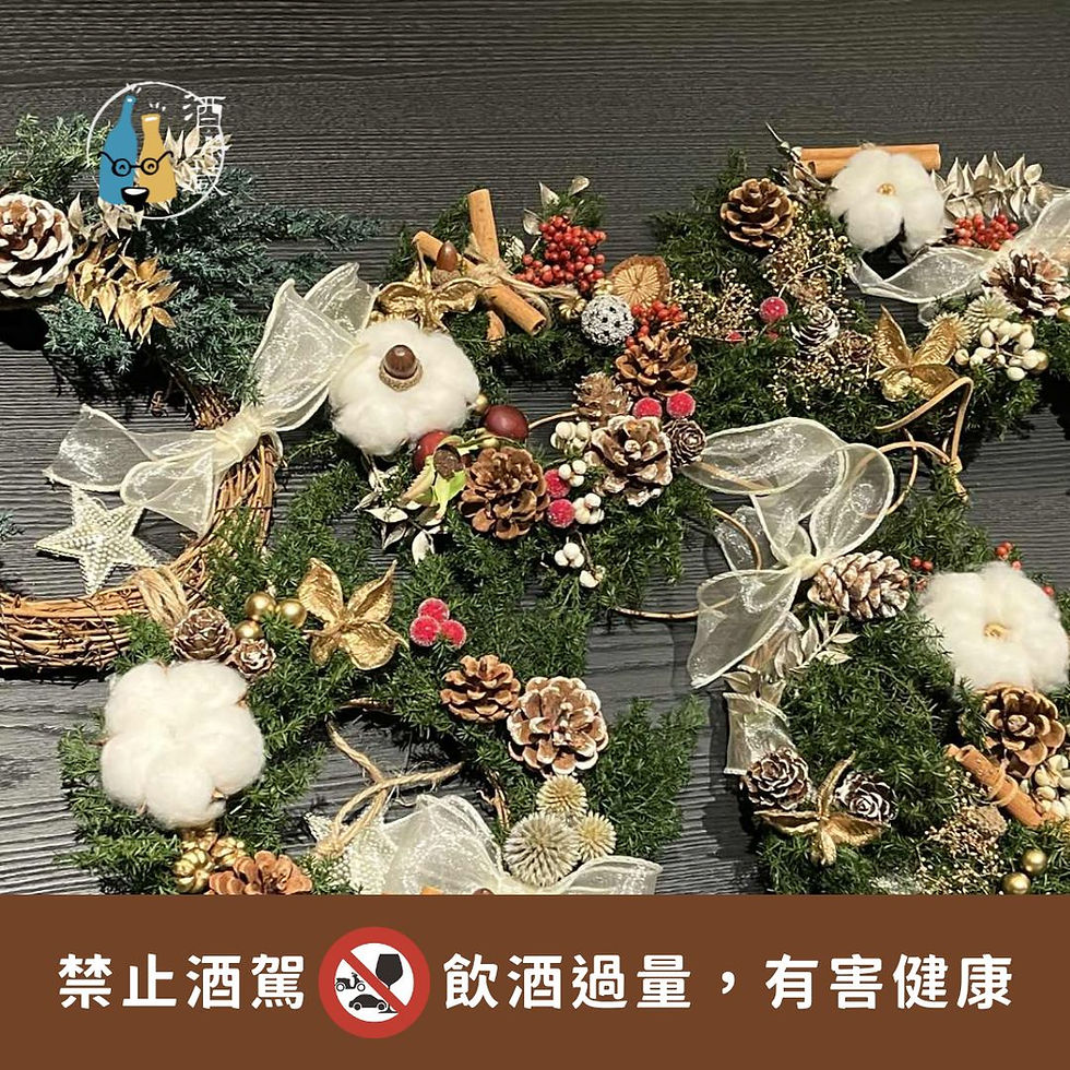 永生花聖誕花圈