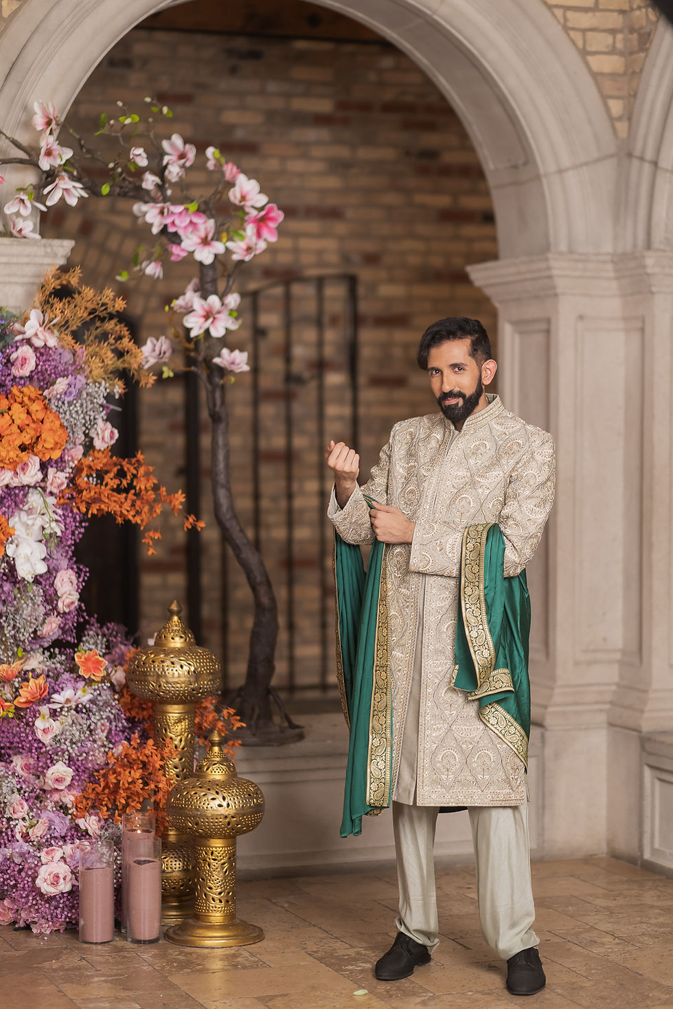 Thumbnail: Emerald Regal Sherwani Set