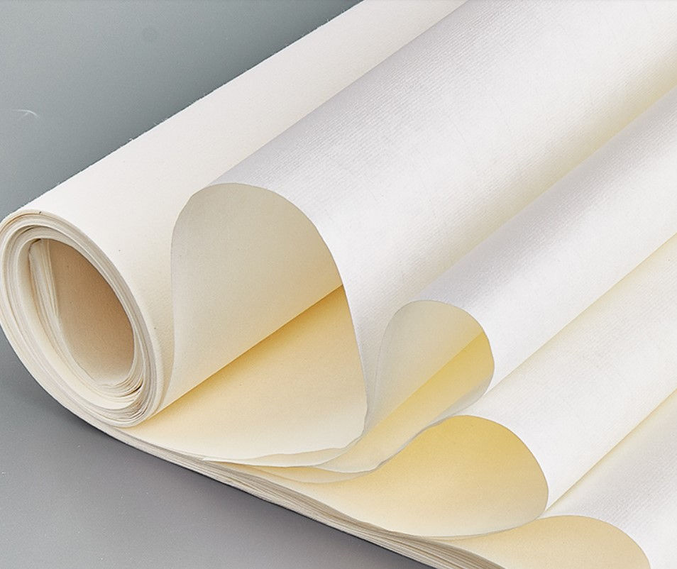 Miniature : Papier de riz semi-cuit 34*69 cm 50 feuilles niveau intermédiaire/confirmé 半生熟宣纸