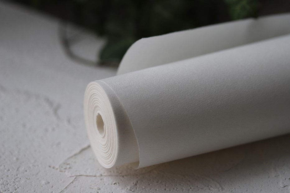 Miniature : Papier de riz cru en rouleau 35cm*25m conçu pour les confirmés 温州皮纸 (生宣)