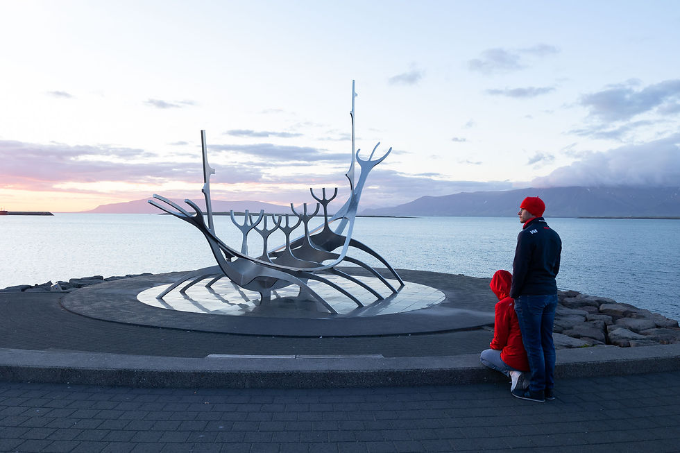 La scultura più famosa di Reykjavík, il Sólfar ©beniaminopisati