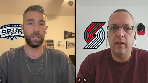 הירש והופמן מתכוננים לסדרה בין פורטלנד וסן אנטוניו (וידאו)