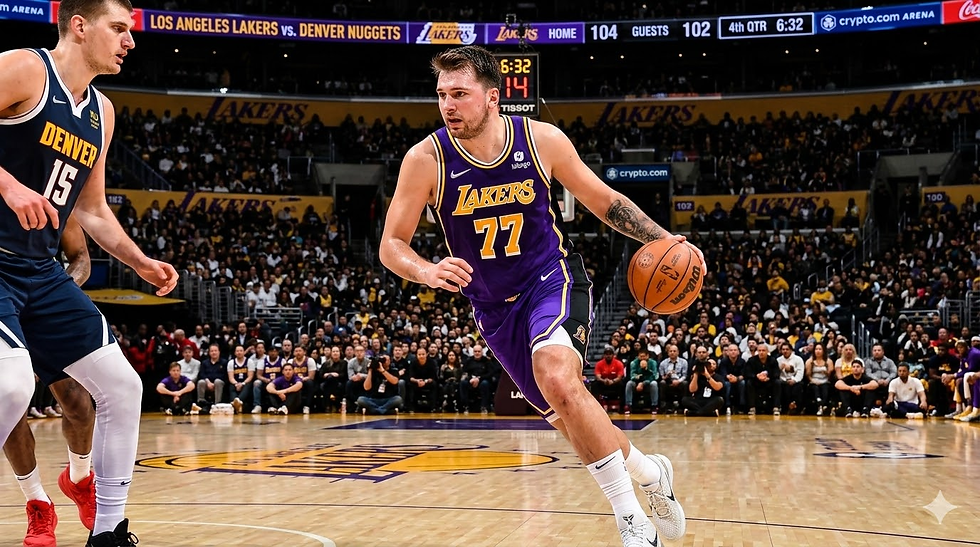 קל יותר לקלוע ב-NBA. זה לוקה אמר. (תמונת AI)