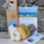 Thumbnail: KNITTING KIT for Colonsay Square Hat in Hillside colourway