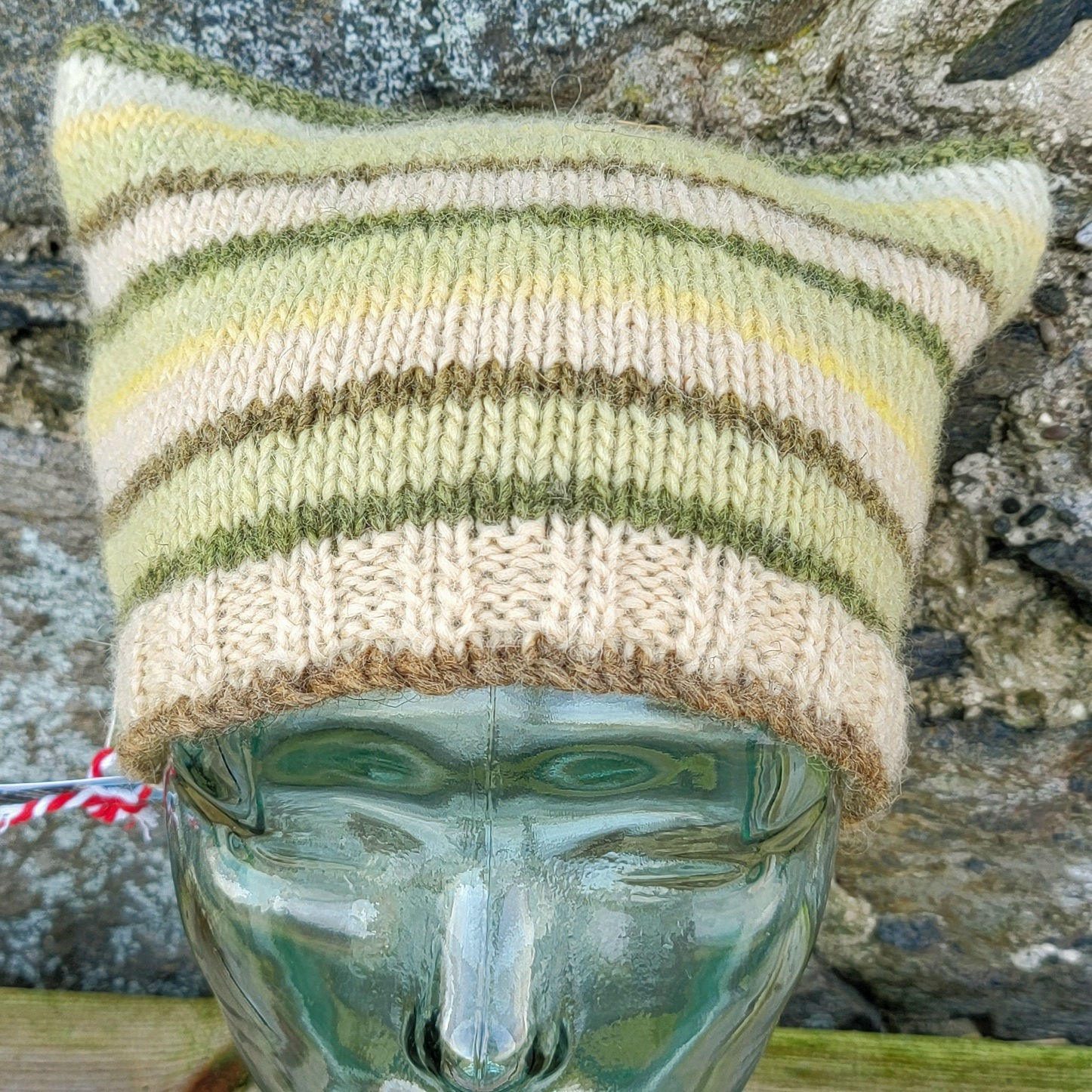 READY KNITTED Colonsay Square Hat- Limited Edition