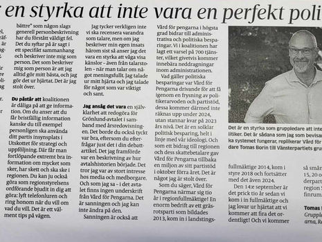 Läs Tomas Borins svar till Lotta Back