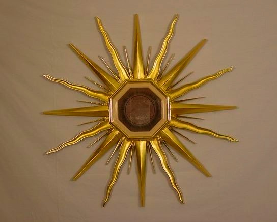 P.H. Miller Sunburst Gilded Mirror