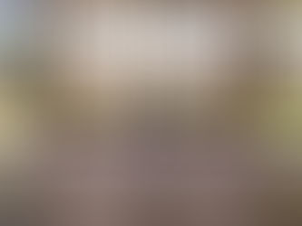 Vue rapprochée d’un shoggi de yoga posé sur un sol en bois foncé