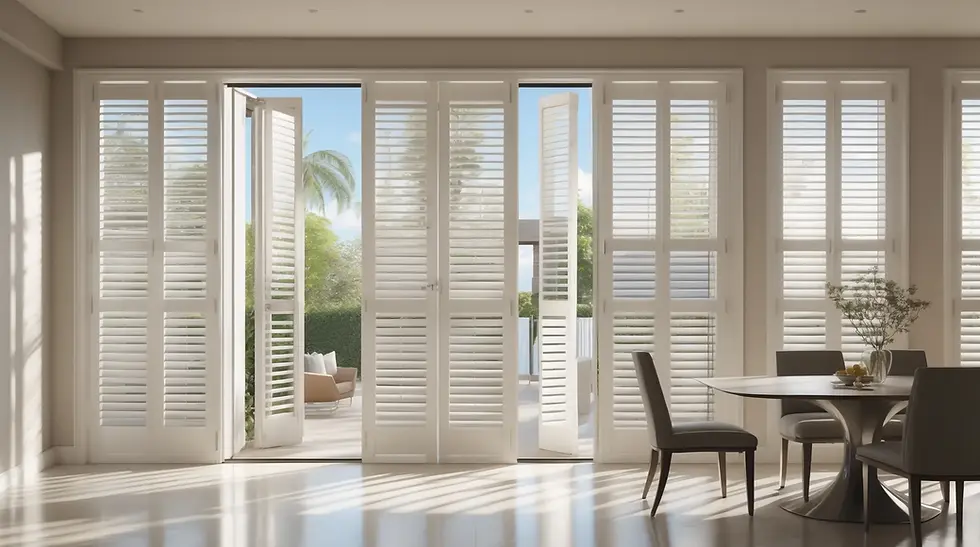 Interior Plantation Shutters for a Sleek,