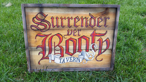 Pirate Boot Sign 15