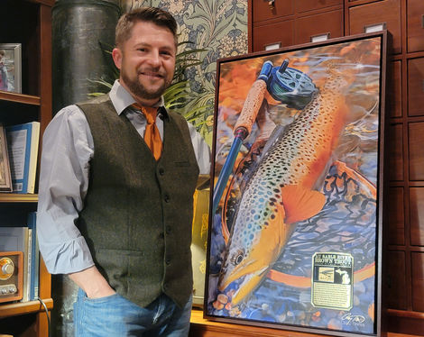 Craig Brown Trout Print 2