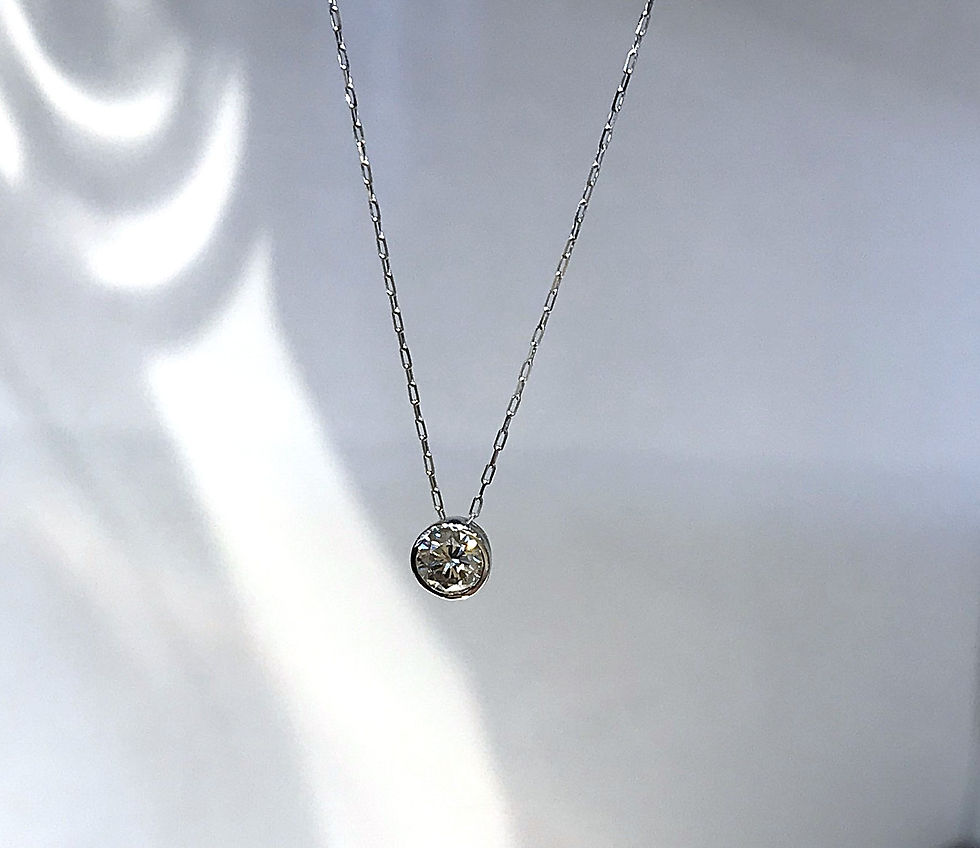 PT　ダイヤモンド　フクリン留め