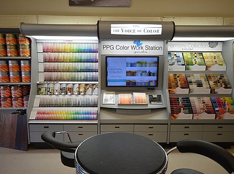 Paint department
