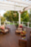 Large deck with railing