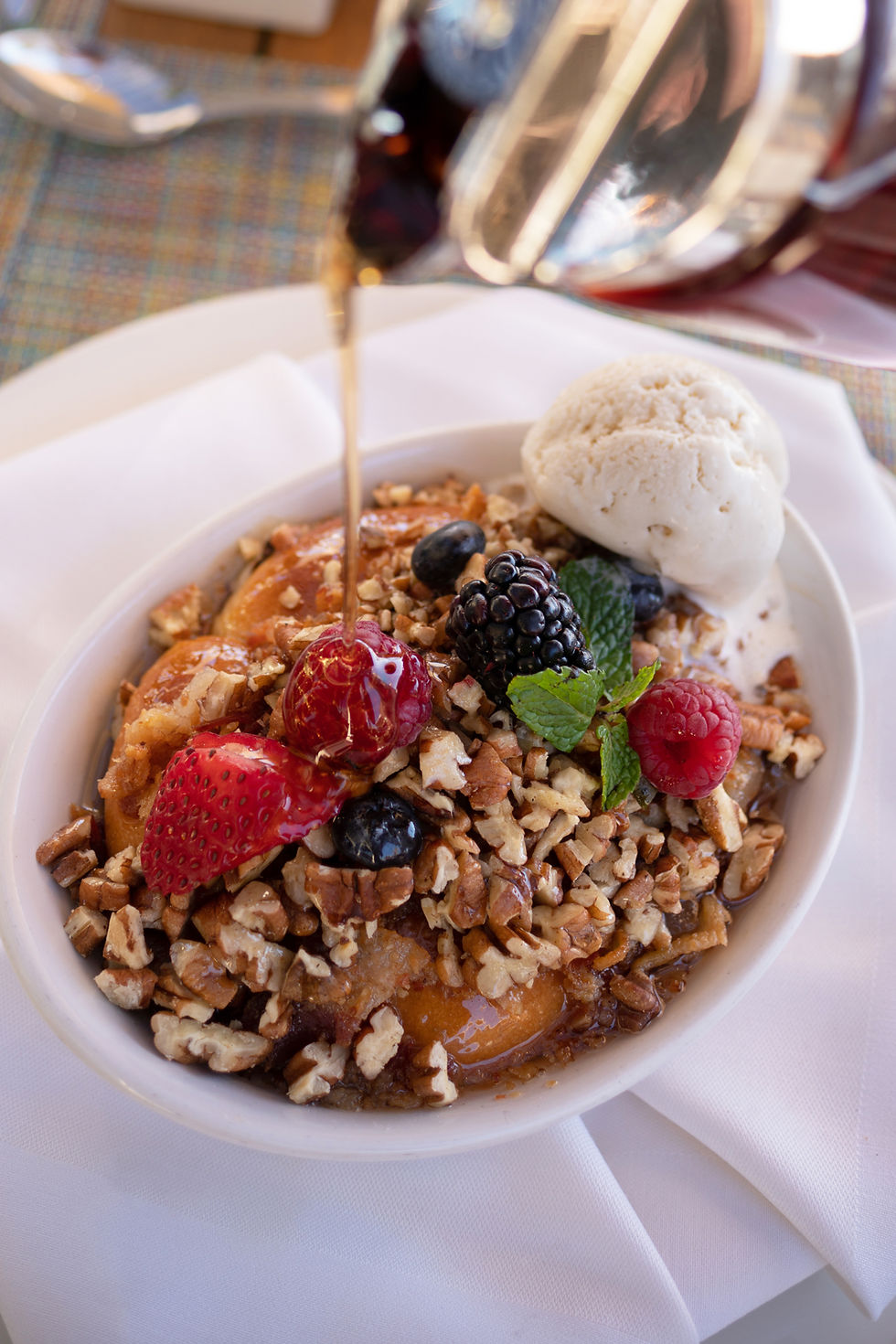 honey-and-fruit