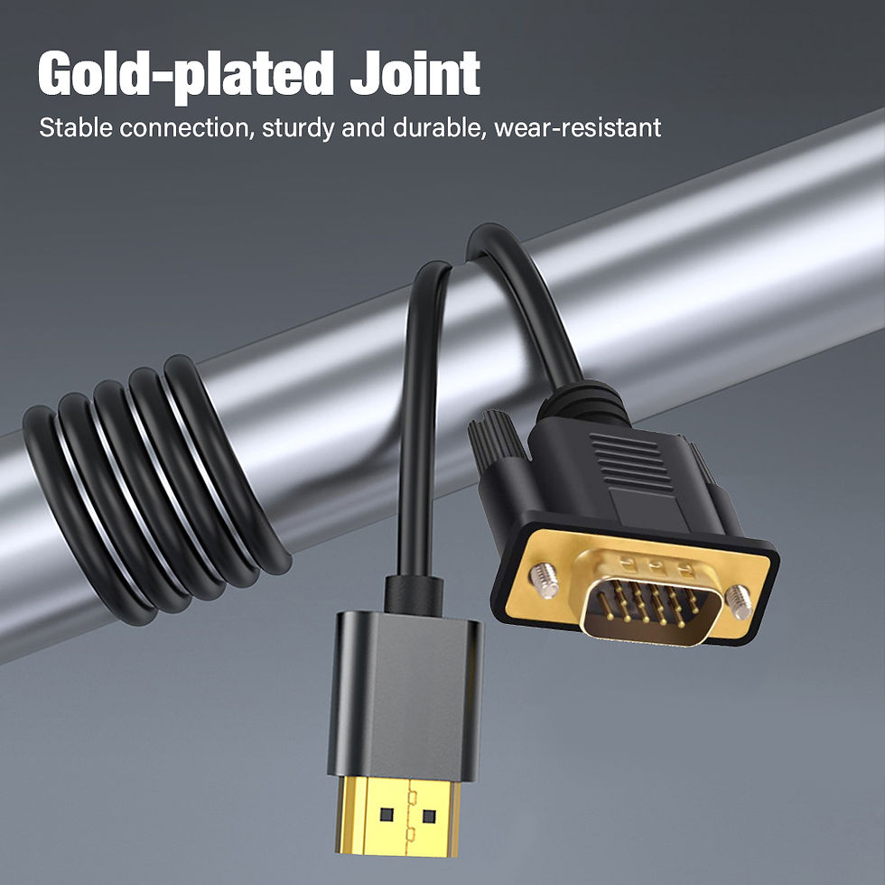 Miniatura: 10M 5M 1M Long HDMI To VGA Out Cable Video Converter Adapter Plug High speed 108