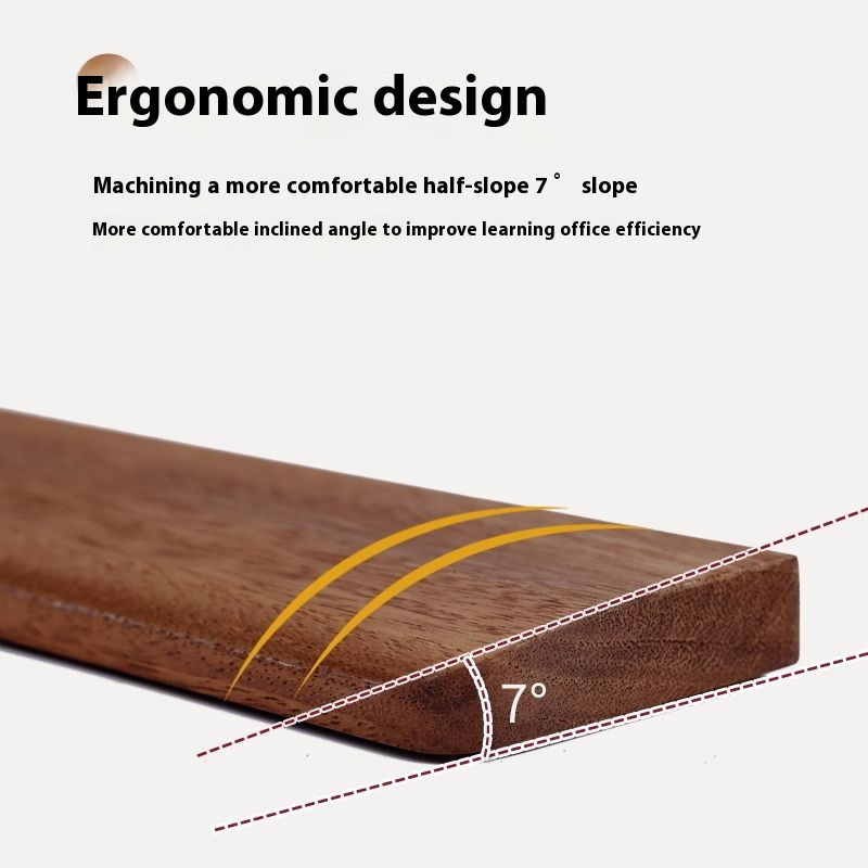 Miniatura: Keyboard Wrist Walnut Wood Rest Palm Pad Mechanical Keyboard Ergonomic Pad 87/98