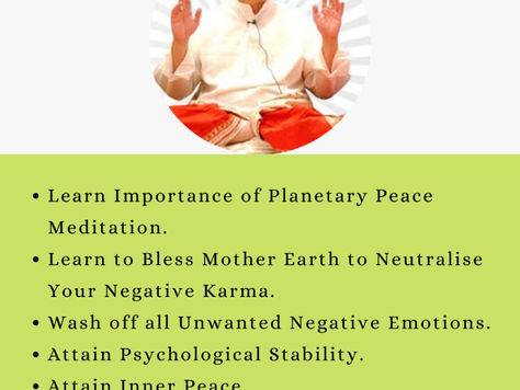 Planetary Meditation For Peace