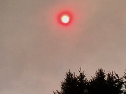 Sun and smoke June 2021