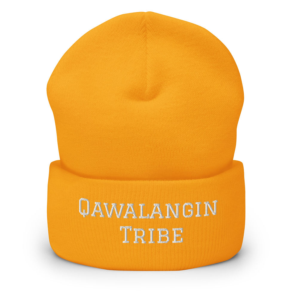 Thumbnail: Qawalangin Tribe Embroidered Cuffed Beanie