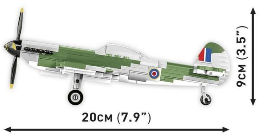 Miniature : Cobi Spifire Mk.XVI Bubble top - COB 5865