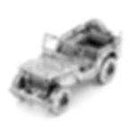 Maquette Jeep WILLYS OVERLAND Metal earth jeep en metal 4x4