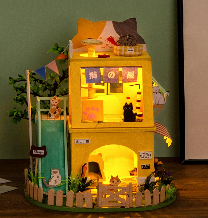 Miniature : Rolife maquette à monter la maison des chats "Cat House" DG 149