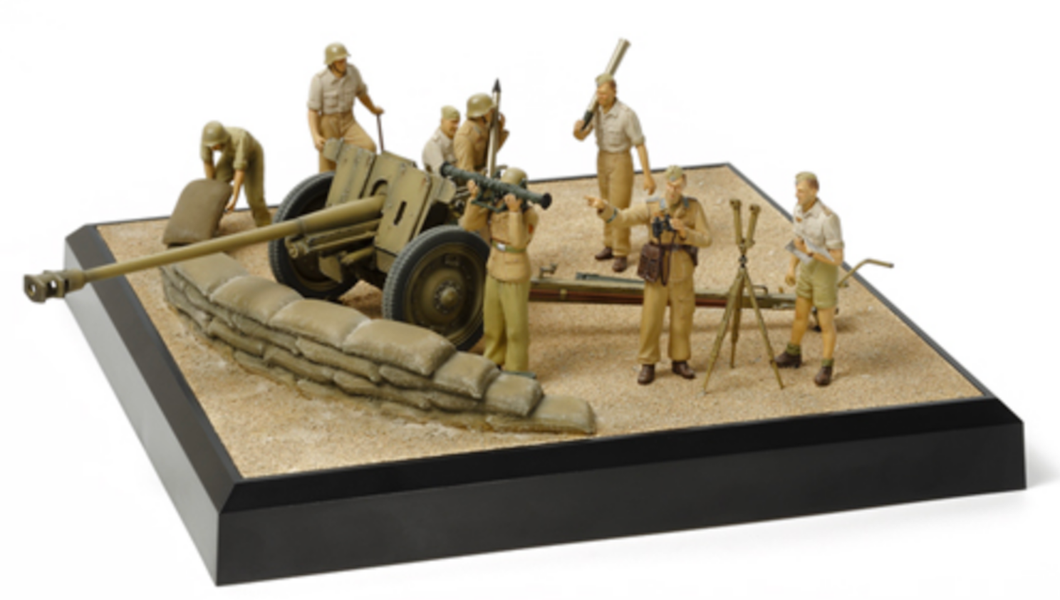 Tamiya German 7.62cm Pak 36 (r) North Africa Scenery Set 1/35 TAM32408