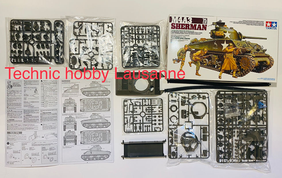 Miniature : Tamiya M4A3 Sherman 75Mm GUN LATE PRODUCTION 1/35 TAM35250