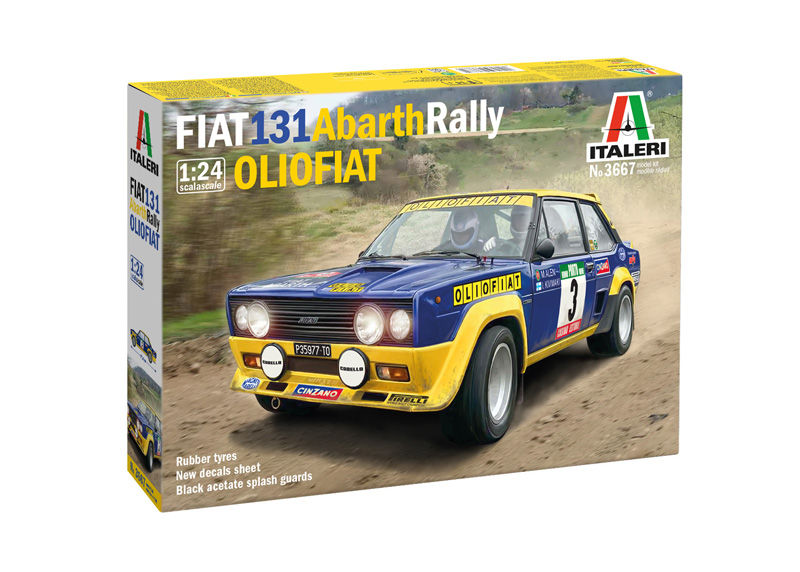 Maquette FIAT 131 Abarth Rallye OLIO FIAT Italeri 3667