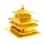 Miniature : Metal Earth GOLD KINKAKU-JI
