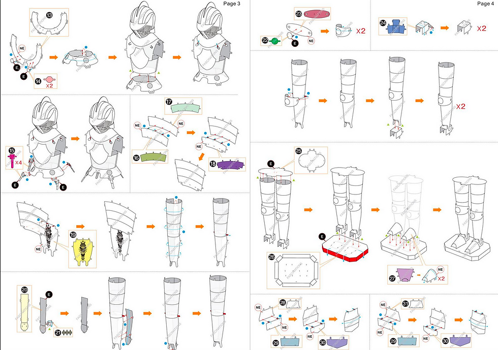 Miniature : Metal Earth European (Knight) Armor