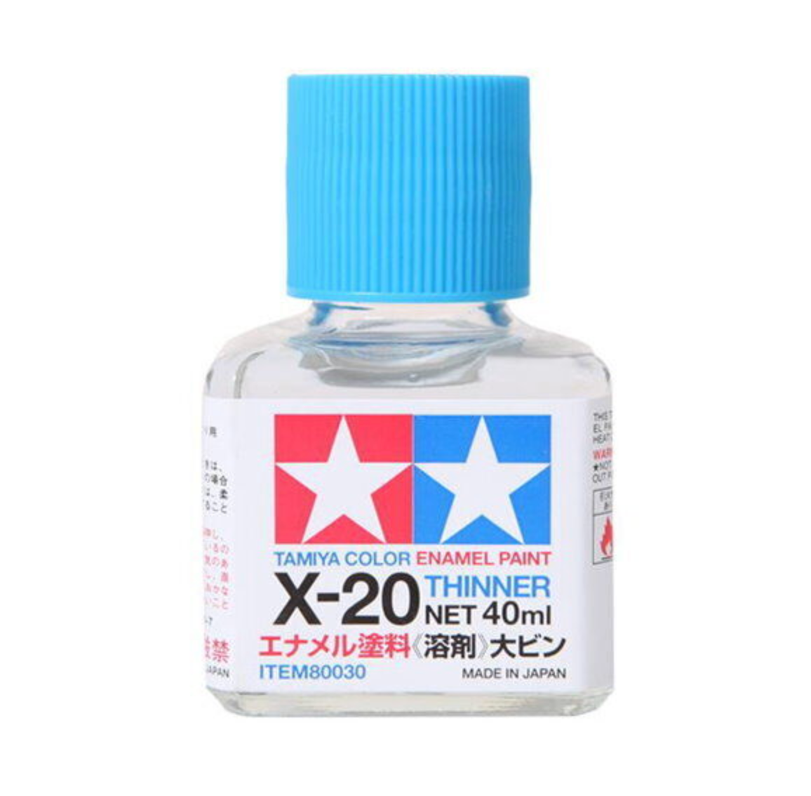 Thinner pour panel line X-20 Tamiya TAM 80030