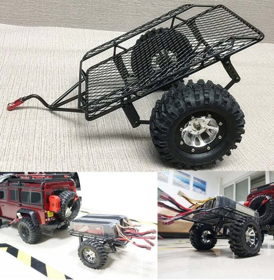 Miniature : Yeah Racing remorque en aluminium Crawler R.C. échelle 1/10  YA-0405