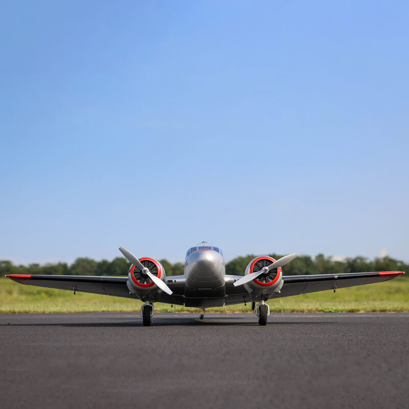 Miniature : Eflite Beechcraft D18 1.5m BNF Basic avec AS3X EFL 106250