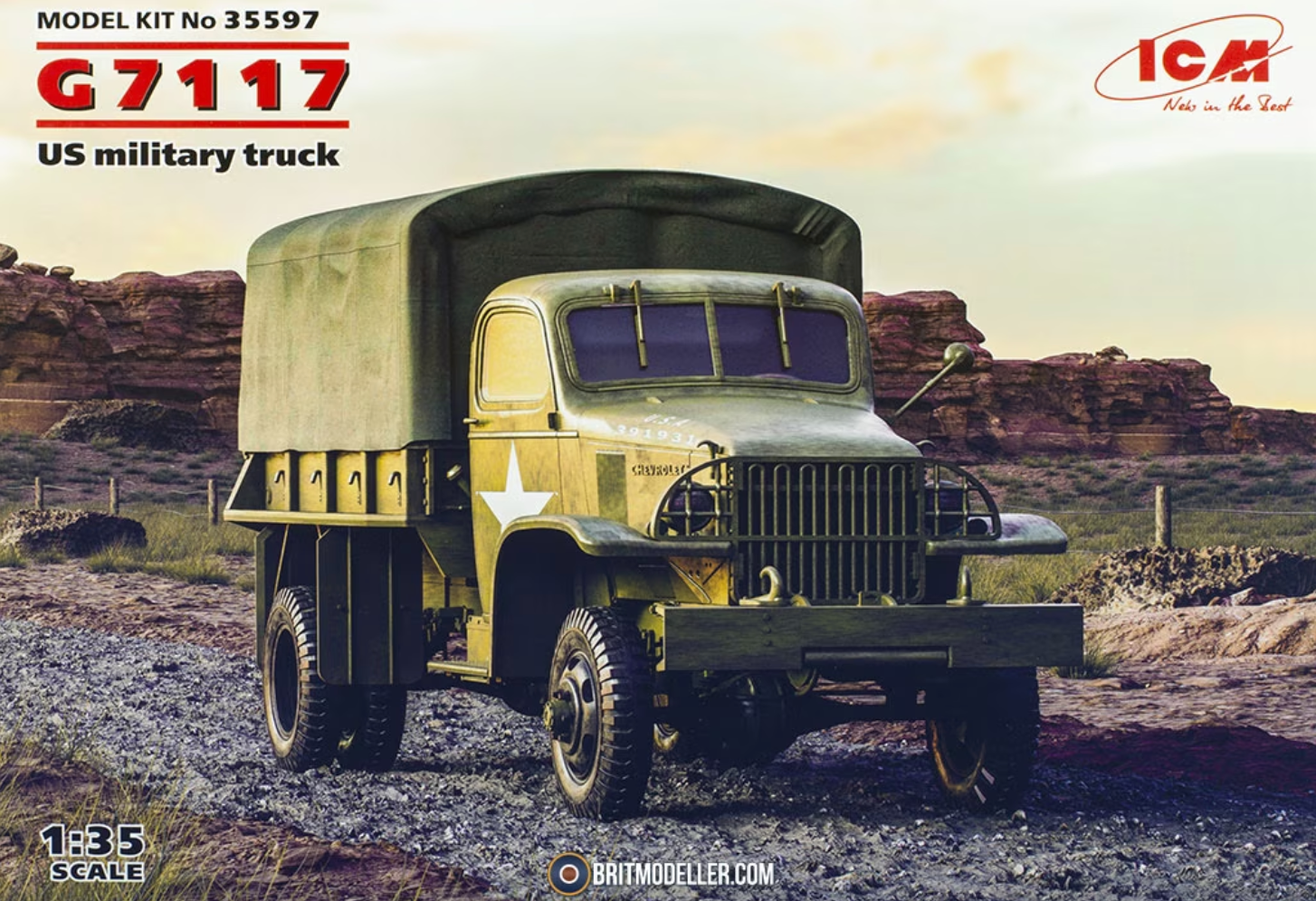 Maquette à construire Camion G7117 US Military Truck 1/35 ICM 35597