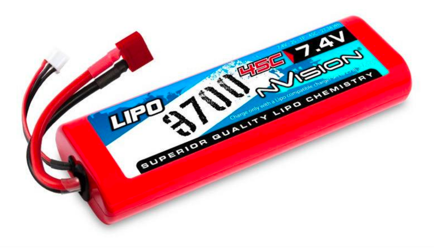 nVision Li Po 2s 7,4V 3700 45C