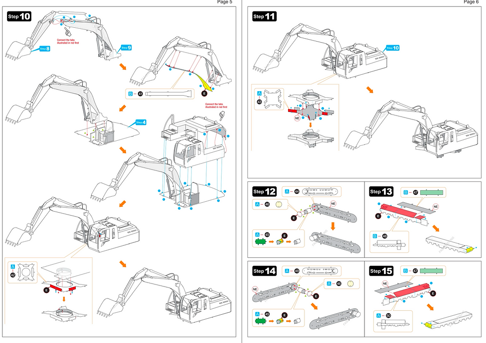 Miniature : Metal Earth Excavator MMS185