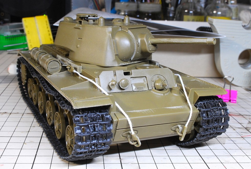 Miniature : Tamiya KV-1 (Type-C) Russian Heavy Tank 1/35 TAM35066