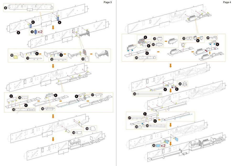 Miniature : Metal Earth German U-Boat Type XXI MMS121