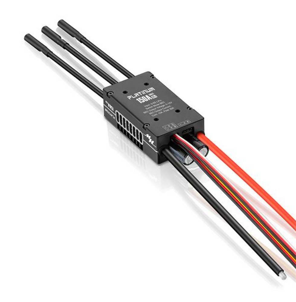 Miniature : Hobbywing Contrôleur Platinum Pro 150A V5 - 3 à 8S - 10A BEC