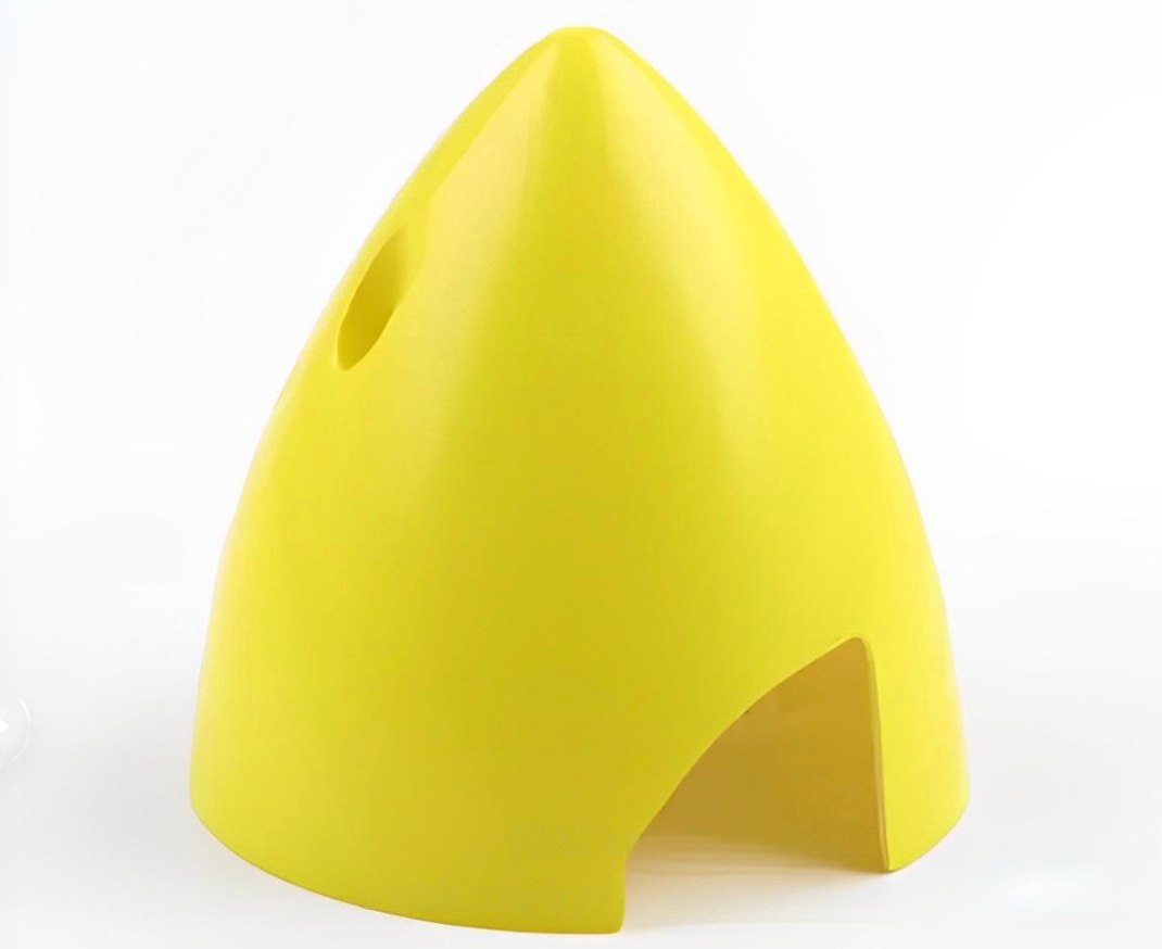 Cône d'hélice 44mm jaune Topmodel 8631 (A), modélisme