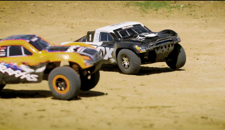 Miniature : Voiture buggy radio commandé Traxxas Slash 4x4 VXL