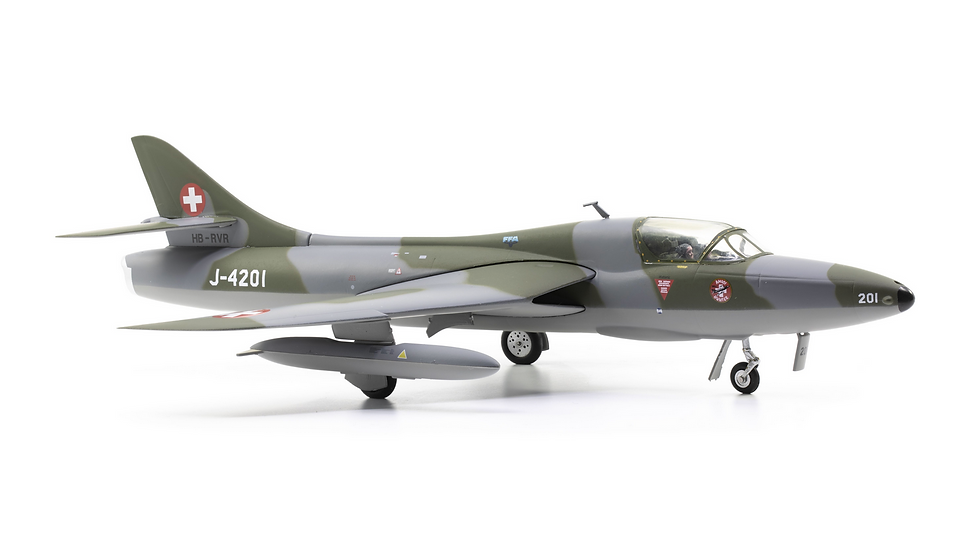 Miniature : ACE collectors edition Hunter Mk68 J-4201 HB RVR 1:72 ACE 85.001217