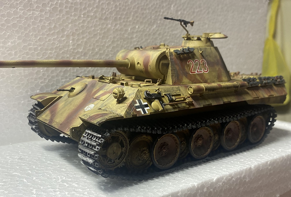 Miniature : Tamiya German Panther Medium Tank 1/35 TAM 35065 maquette modelisme