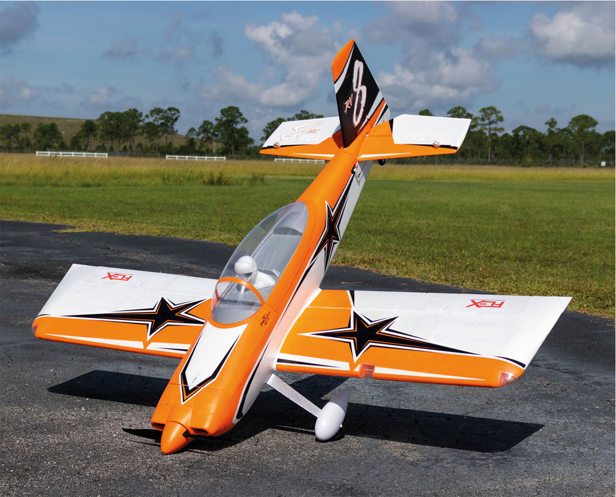 PREMIER AIRCRAFT RV-8 Super PNP orange avec Aura 8